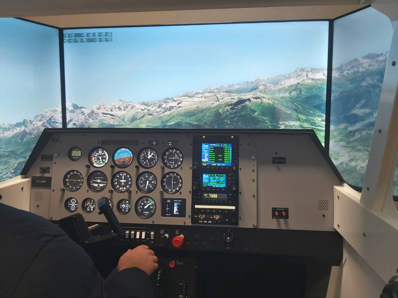 Simulateur de vol Lyon-Bron